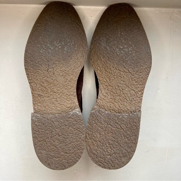 Mikekonos Brown Suede Lace Up Oxford Shoes Men’s Size 10.5 Preppy Dress Casual - Picture 13 of 14